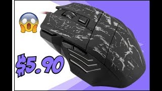 King Unboxing | A874 7 Buttons LED USB Wired Gaming Mouse