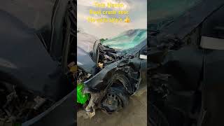 Tata Nexon massive accident but no casualty👍 safest car#youtubeshorts#accidentnews #ytshorts#viral