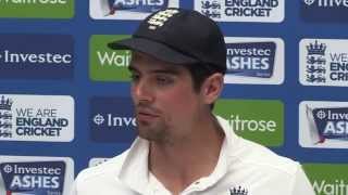 Alistair Cook praises his men after First Ashes Test victory