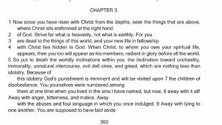 Colossians Chapter 3