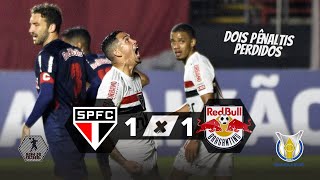 SÃO PAULO 1 X 1 RB BRAGANTINO | MELHORES MOMENTOS | BRAGANTINO DESPERDIÇA DOIS PÊNALTIS | 09/09/2020