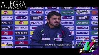 CONFERENZA STAMPA GATTUSO PARLA DI TOTTI CASSANO BALOTELLI - MONDIALI 2010 - 12-06-2010