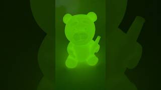 GLOW IN THE DARK TEDDY BEAR HOLDING BEER! 👀 #3dprinting