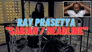 Drummer Reacts - Ray Prasetya & Sabian Cymbals "Headline" By Kaz Rodriguez #rayprasetya