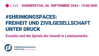 #ShrinkingSpaces: Freiheit und Zivilgesellschaft unter Druck