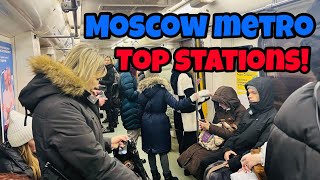 Прогуляйтесь по Московскому вокзалу (верхней станции московского метро), прогуляйтесь в формате 4K