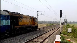 Old Days || Rare Crossing || Late Running Route Diverted Njp Shatabdi Crossing TeestaTorsha Express.