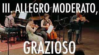 III. Dvorak Piano Quartet no. 2 in Eb Major - Allegro moderato, grazioso -  Un pochettino più mosso