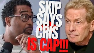 Skip Bayless calls Cris Carter a LIAR!!! Cris REACTS