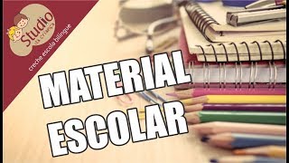 Material escolar - Studio da Criança