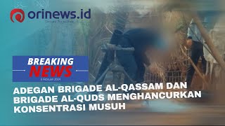 Adegan Brigade Al-Qassam bersama Brigade Al-Quds, menghancurkan konsentrasi musuh | 6 Februari 2024