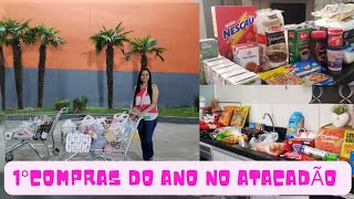 Compras do mês no atacadão.🙏🥰