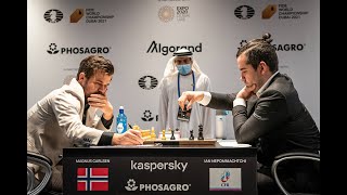 Kobni previd?: Magnus Carlsen - Ian Nepomniachtchi, WCH 8.partija