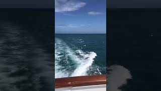 M/Y Azul V - Journey Home - Langkawi Flag in Mediterranean Sea