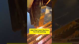 Is the Speed of a 3KW Fiber Laser Machine Impressive for Cutting Stainless Steel? #machine#laser