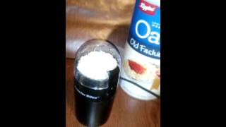 How to make Colloidal Oats or Oat flour