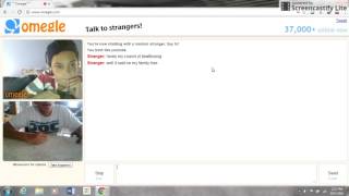 omegle! scaring people!