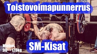 Toistovoimapunnerrus SM-KISAT 2023 | Miehet 90kg - +120kg