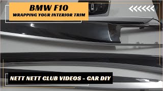 How Do You Wrap Your Car Interior Trim Satin Grey?