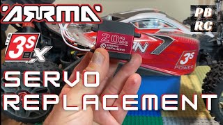 HOW-TO REPLACE ARRMA 3S RC CAR STEERING SERVO | SET STEERING ENDPOINTS