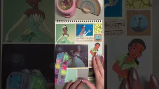 The princess and the frog 🐸 #asmr #asmrsounds #journaling #scrapbooking #fypシ  #stressrelief