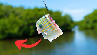 Throwing Cut Bait Under Mangroves For Redfish!