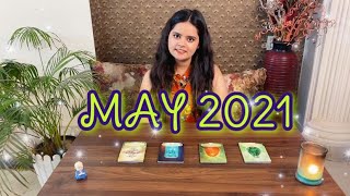 Pick a Card- 🔮MAY 2021 PREDICTION🔮 in Hindi & English ❤️ Tarot Reading 👁