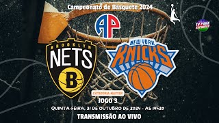 Broklyn nets X New York nicks - BASQUETE AO VIVO 🏀