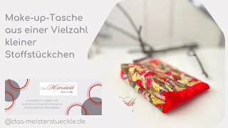 einzigartige Kosmetiktasche Make-Up-Tasche Schminktasche außergewöhnlich handgefertigt