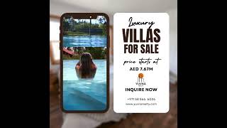 Luxury Villas with Private Pool in Dubai. #investindubai #dubairealestate #luxuryrealestate