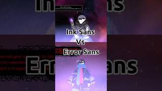 Error sans vs Ink sans