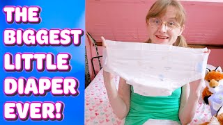 Biggest BB Diaper Ever on TEMU! Freya the Wolf - Riley the LOLCow