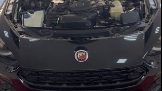 На замене масла Fiat 124 Spider