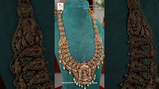 Bridal gold haram designs with weight 103grams | #bridaljewellery #goldharam #22caratgold #haram