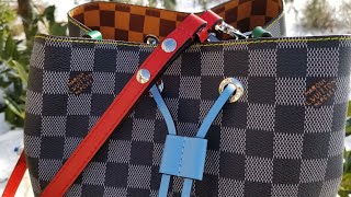 Unboxing LV Damier Neonoe Black/White & Holiday Mini Pochette