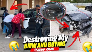 Breaking My Bmw Prank 😱 My Friends Destroying My Car Prank Gone Wrong 💔