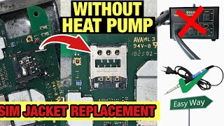 Without heat pump Sim jacket replacement || nokia 2.1 sim jacket replacement #uhphonefixer #simjackt