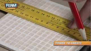 How to cut, place and caulk tiles