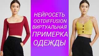 Нейросеть OOTDiffusion виртуальная примерка одежды