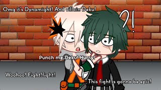 Punch me Deku! Quick! | BkDk | V.Deku au | mha/bnha meme | skit