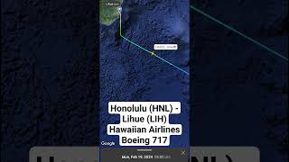 Honolulu (HNL) - Lihue (LIH) Hawaiian Airlines Boeing 717 #shorts