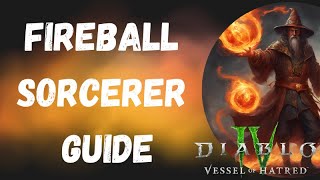 Fireball Sorcerer Build Guide | Diablo 4 Season 6