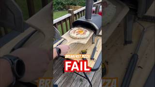 🍕TOTAL FAIL- Breakfast Pizza in Ooni Fyra 🍕 🥚 🚫 #shorts #pizza