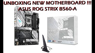 UnboxDay! - Unboxing Mobo Asus Strix Rog B560-A Gaming Wifi ( White Mobo Intel 11Gen )