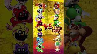 Smiling Critters Vs Super Mario Bros #shorts #smilingcritters #supermario