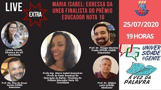 Maria Isabel: egressa da UNEB, finalista do Prêmio Educador Nota 10