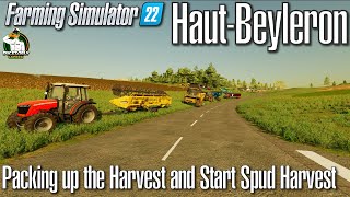 FS22 - Haut-Beyleron  - Packing up the Harvest and Start Spud Harvest - #120