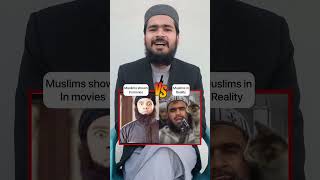 Muslims shown😱in movies vs reality 😱| viral imam cat video | #shortsvideo