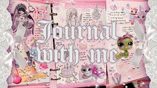 ♡。·˚˚·Journaling with me·˚˚·。♡ !💖 ASMR 💖 LPS 🦄& MLP 🌈& 🎀coquette themed 🎀 ~