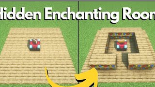 Automatic Hidden Enchanting Table ln Minecraft Pocket Edition | Hindi | 2022 #minecraft